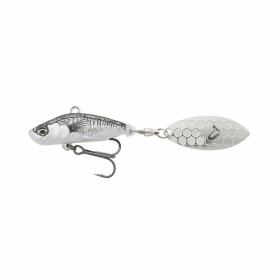 Savage Gear 3D STICKLEBAIT TAILSPIN 7.3CM 13G SINKING BLACK SILVER