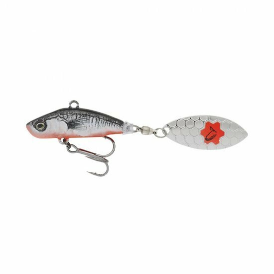 Savage Gear 3D STICKLEBAIT TAILSPIN 7.3CM 13G SINKING BLACK RED