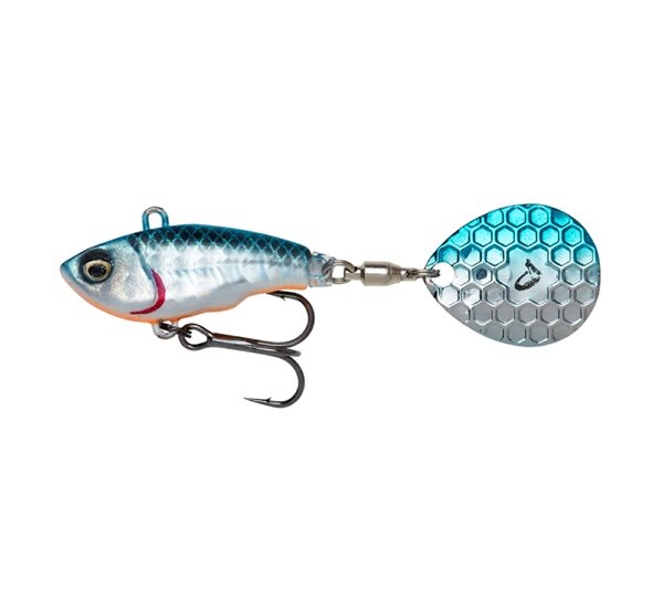 Savage Gear FAT TAIL SPIN 5.5CM 9G SINKING BLUE SILVER