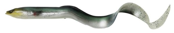 Savage Gear LB REAL EEL 15CM 12G GREEN SILVER BULK