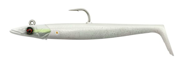 Savage Gear SANDEEL V2 12CM 22G SINKING WHITE PEARL SILVER 2+1