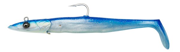 Savage Gear SANDEEL V2 12CM 22G SINKING BLUE PEARL SILVER 2+1