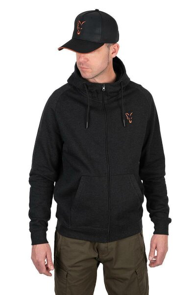 Fox Collection LW Hoody black/orange Gr.M