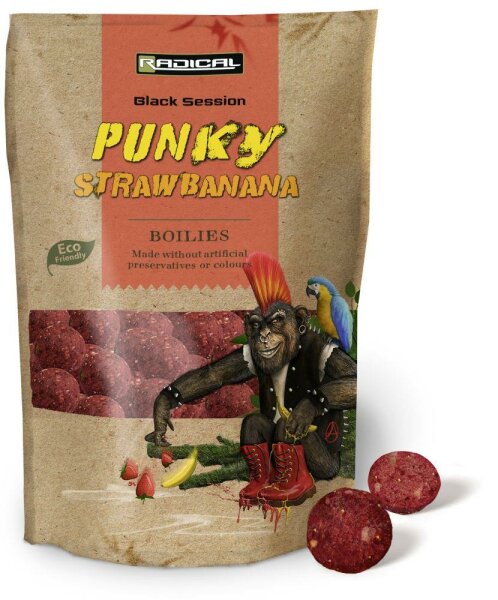 Quantum Punky Strawbanana Boilie Ø16mm 1kg