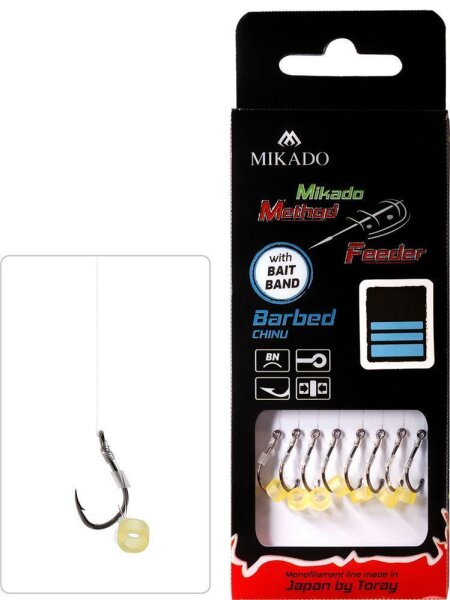 Mikado Method Feeder Rig mit Gummi Gr.10