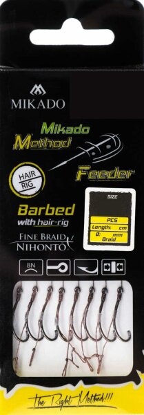 Mikado Method Feeder Rig mit Haar Gr.16