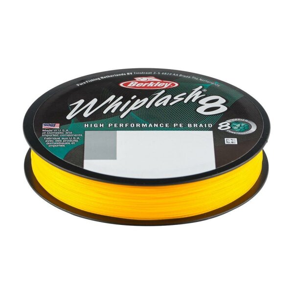 Berkley Whiplash 8 new 300m 0,12mm yellow