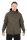 Fox Collection Sherpa Hoody Green/Black L