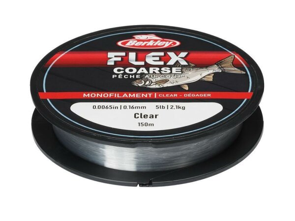 Berkley Flex Coarse 150m 0,12mm 1,25kg clear