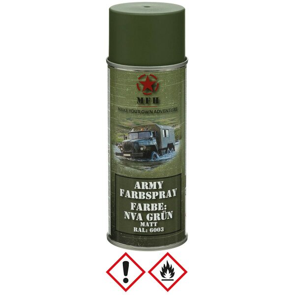 MFH Army Farbspray 400ml NVA grün matt