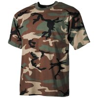 MFH US T-Shirt halbarm woodland Gr.XXXL