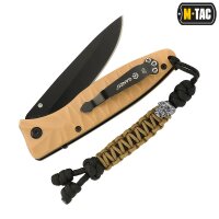 M-Tac Knife Lanyard Loopy Snake Skull Black/Coyote