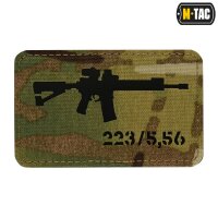 M-Tac patch AR-15 223/5,56 Laser Cut Multicam/Black