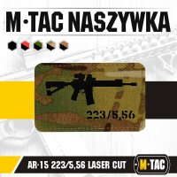 M-Tac patch AR-15 223/5,56 Laser Cut Multicam/Black