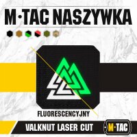 M-Tac patch Valknut Laser Cut Black/Gid