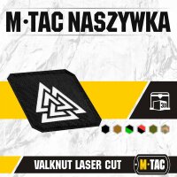 M-Tac patch Valknut Laser Cut Black/Gid