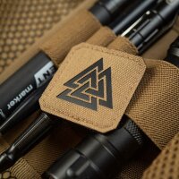 M-Tac patch Valknut Laser Cut Coyote/Black