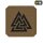 M-Tac patch Valknut Laser Cut Coyote/Black