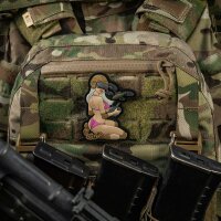 M-Tac Patch Tactical Girl ?6 PVC White/Pink/Coyote V1