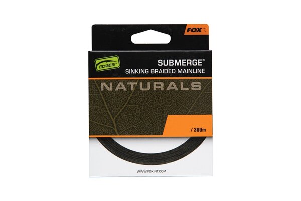 Fox Naturals Submerge Sinking Braided Mainline 65lb 0,38mm 29,5kg 300m