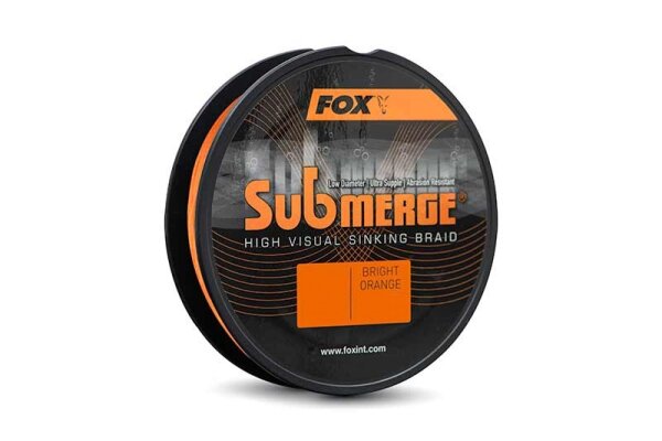 Fox Orange Submerge Sinking Braided Mainline 65lb 0,38mm 29,5kg 300m