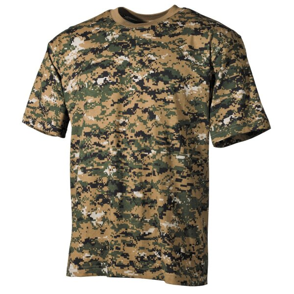 MFH US T-Shirt halbarm digital woodland Gr.L