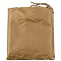 MFH Poncho Rip Stop coyote tan ca. 144x223cm