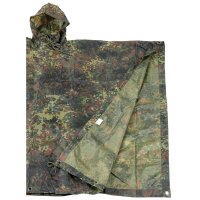 MFH Poncho Rip Stop flecktarn ca. 144x223cm