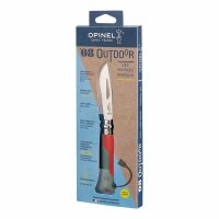 Opinel Taschenmesser No 08 OUTDOOR Earth rot rostfrei