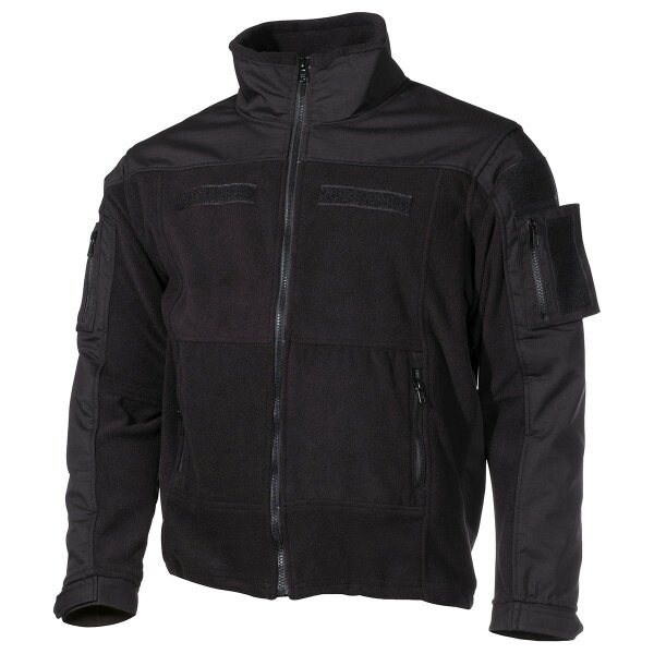 MFH Fleece Jacke "Combat" schwarz Gr.M