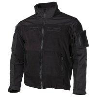 MFH Fleece Jacke "Combat" schwarz Gr.XL