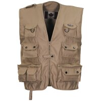 MFH Outdoor Weste schwere Ausführung khaki Gr.S