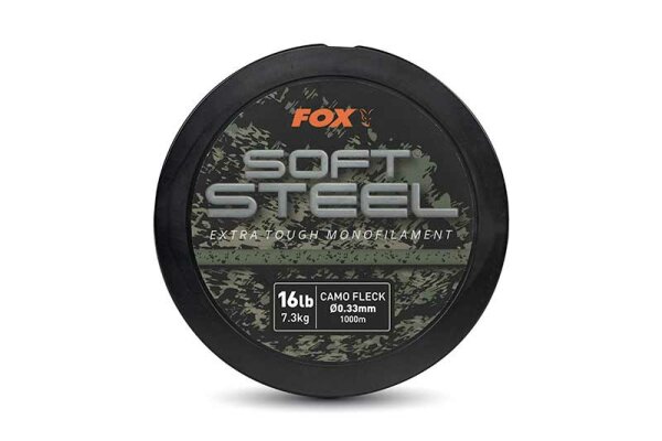 Fox Soft Steel Fleck Camo Mono 0,33mm 16lb 7,3kg 1000m