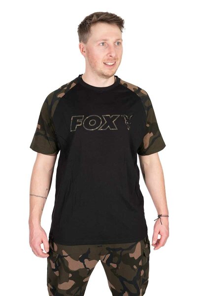 Fox Black / Camo Outline T - smalll