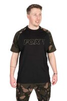 Fox Black / Camo Outline T - smalll