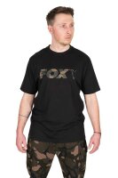 Fox Black / Camo Logo T-Shirt SMALL