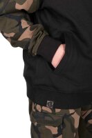 Fox LW BLack / Camo Split Zip Hoody SMALL