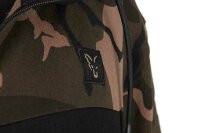 Fox LW BLack / Camo Split Zip Hoody SMALL