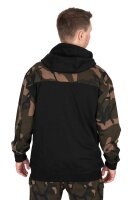 Fox LW BLack / Camo Split Zip Hoody Large