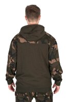 Fox LW Khaki / Camo Split Zip Hoody 3XL