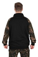 Fox LW Black / Camo qtr zip MEDIUM