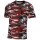 MFH US T-Shirt "Streetstyle" rot-camo Gr.XL