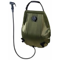 MFH Solar Dusche Deluxe 20Liter olive mit Transportbeutel