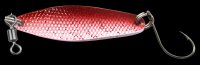 Fishing Tackle Max Spoon Wob 3,2 g rot-weiß m. Glitter / rosa