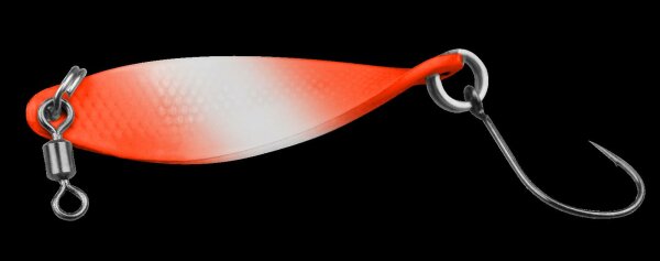 Fishing Tackle Max Spoon Wob 3,2 g neon orange lumi / schwarz m. Glitter